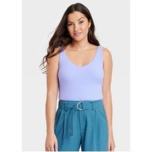 a new day Purple Sweater Cardigan Set